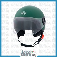Casque Demi Jet Homologué Avec Visière Parasole Moto Scooter Helmets NSE 104M