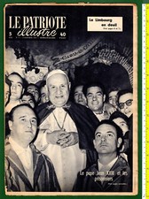 #36557 Belgium 4.1.1959. Magazine “Le Patriot Illustre”. The New Pope John XXIII