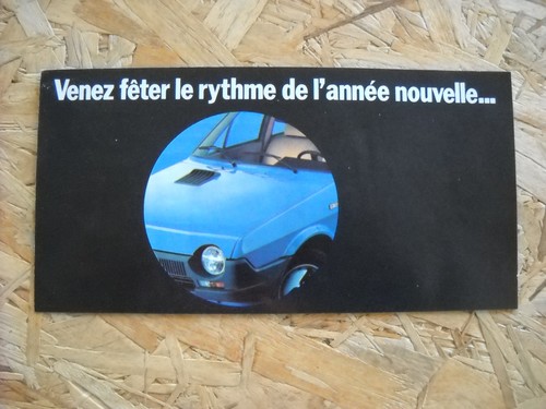 Brochure catalogue fiat ritmo - brochure,