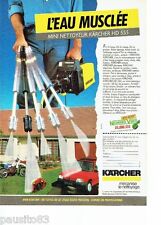 ADVERTISEMENT ADVERTISING 126 1986 The Karcher HD 555 Mini Cleaner