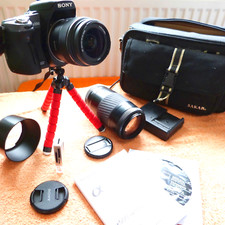 Sony A230 l 2x Objectif l XXL EXTRAS l SLT Appareil Photo Reflex 10MP FULLHD
