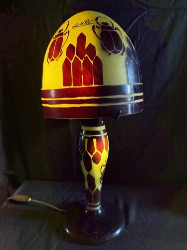 Lampe pate verre - lampe, de