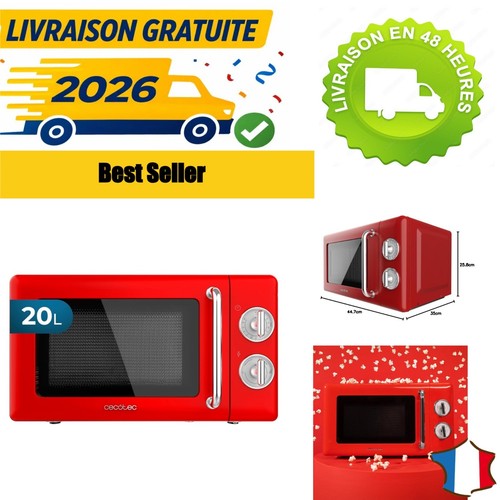 Cecotec micro ondes 20l - micro-ondes, 700w