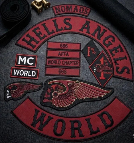 Hells angels world red - angels,