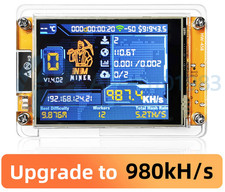 BTC SOLO Lottery Miner 1000KH/s Hashrate ESP32 Wi-Fi Bluetooth Development Board