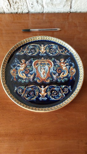Plat circulaire gien - plat,