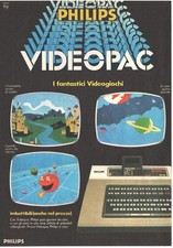 Philips VIDEOPAC G7000 Advertising 1983 Italian Magazine Advertising 18x13cm