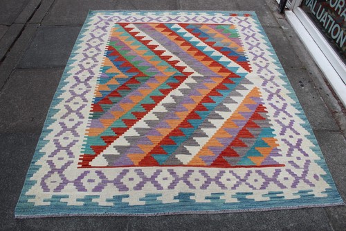 Tapis kilim vintage - kilim, main