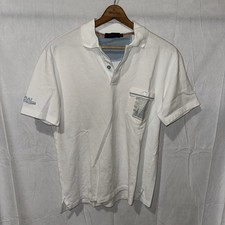 Officine Panerai Classic Yachts Challenge Polo Shirt White Cotton Size XL Italy