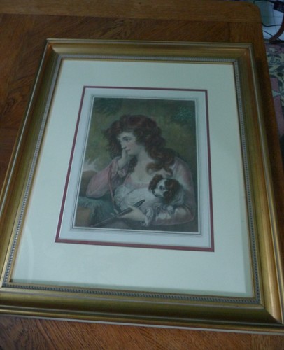 Beautiful vintage hand colored - vintage,