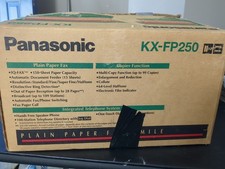 Panasonic KX-FP250 Fax Machine Plain Paper Copier Telephone - NEW OPEN BOX