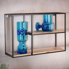 FineBuy Étagère Murale Bois