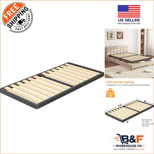 Twin box spring with - with, 2