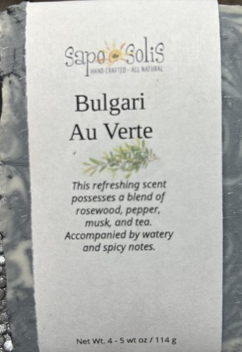 Bulgarie verte bar soap - bar,