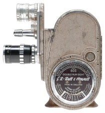 Bell Howell Model GB 605 Double 8 Camera Cinekon 6.5mm f:1.8
