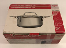 Paderno World Cuisine 12509-12 Mini Sauce Pot & Lid, Tri-Ply, 0.7 Qt