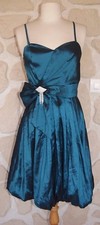 Robe de soirée bleue neuve  taille S/M marque Mimi'Show (bc)