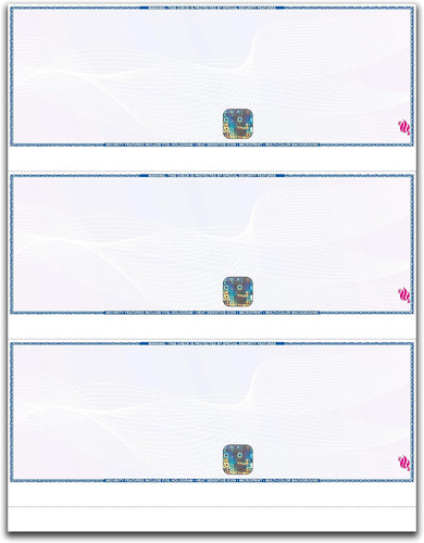 Checks per page hologram - checks,