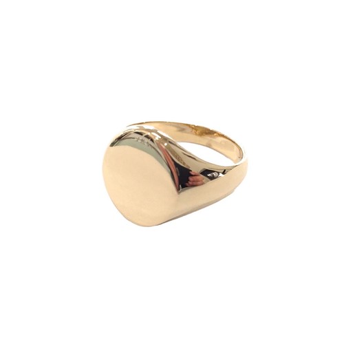 Bague chevalière ovale pour - bague,