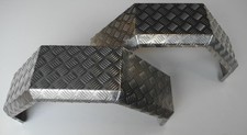 2 x garde-boue aluminium alu