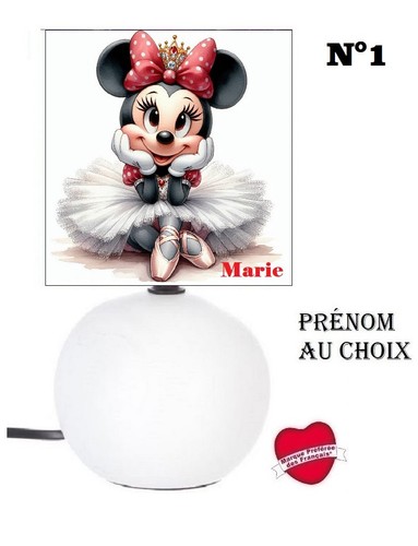 Lampe chevet minnie - lampe, de