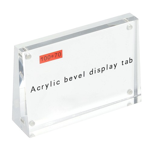 Porte signe acrylique double - porte-signe,