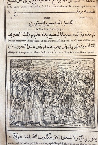 1591 arabic gospels - arabic, and