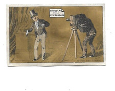 ancien chromo publicité fond