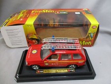 AK821 BURAGO 1/25 RANGE ROVER FIREFIGHTERS REF 1545 VERY GOOD CONDITION