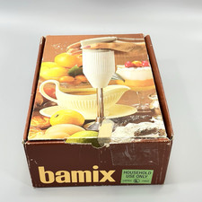 Bamix Handmixer M122 Blender 2-Speed Immersion Wand Vintage 1986 NOB - Tested