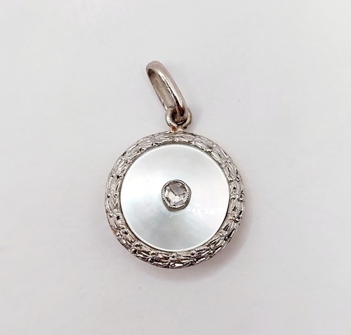 Pendentif cible art - , or