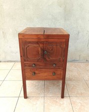 Meuble de barbier ou bar anglais en acajou