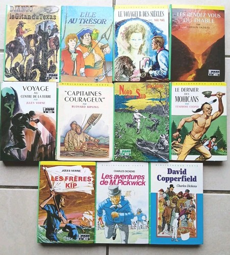 Bibliotheque verte lot 11 - bibliotheque, de