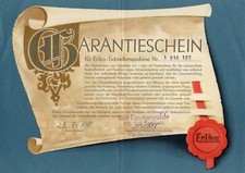 117/421 DDR Garantie Billet Erika Machine à Écrire Ho Finsterwalde Année 1960