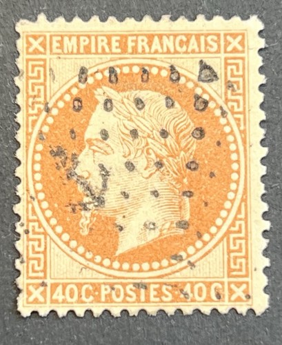 Timbre classique 40c orange - timbre,