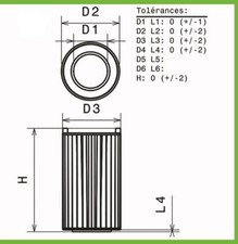 Filtre a air Green pour Mercedes CLC 203 de 2008 a 2011 200 CDI-122cv