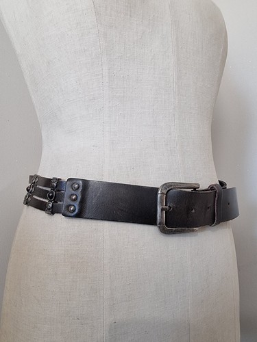 Ceinture cuir veritable - cuir, marron