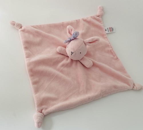 Doudou peluche plat lapin - peluche,
