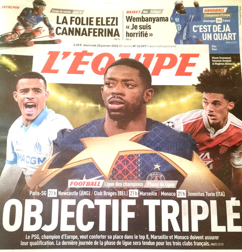 Equipe janvier 2026 - #, psg