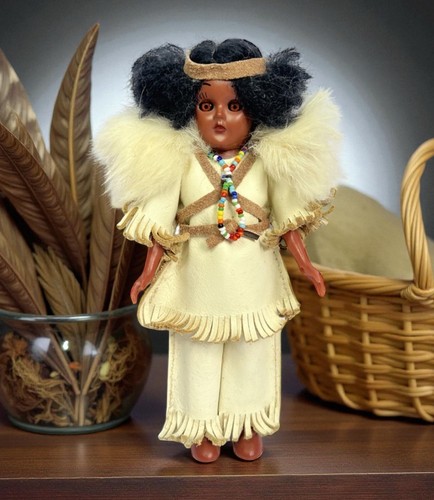 Vtg carlson doll cherokee - carlson,