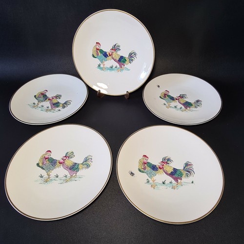 5 superbes assiettes - 🌹,