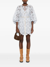 ZIMMERMANN New Coco Long Sleeve Guipure Lace Dress $850 sz 2 (M)US