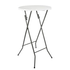 Table mange debout pliable diamètre 60cm hauteur 110cm - Table haute pliante de 