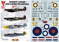 SOUTHERN EXPO DECALS 1/32 Messerschmitt Bf 109E Spitfire Mk.I (Luftwaffe/RAF)