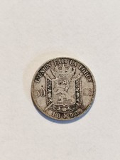 PIECE 50 CENTIMES 1898 ARGENT