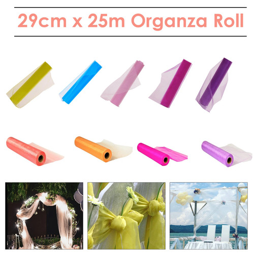 Organza tissu rouleau - tissu, 29cm