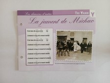 CARTE FICHE - TRI YANN  La