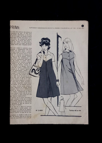 Patron vintage une robe de - ,