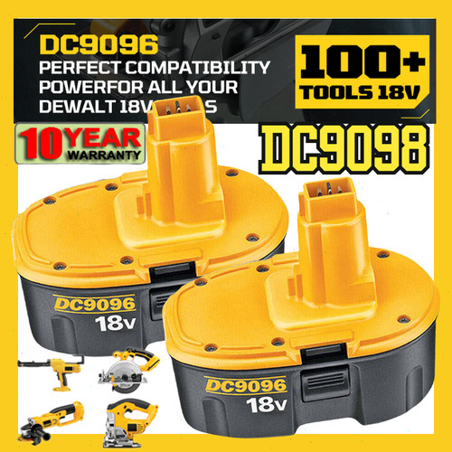 Pack 18v for dewalt volt - 2-pack,