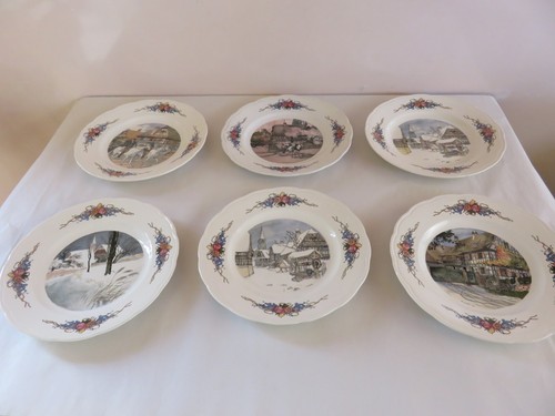 Assiettes plates - 6,